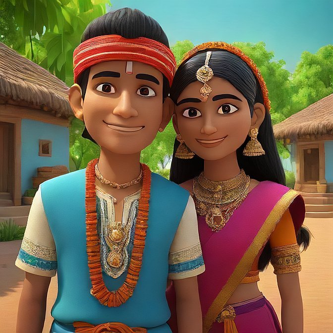 3D cartoon character art